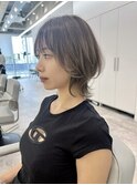 小顔ミディアムネオウルフ ウルフカット