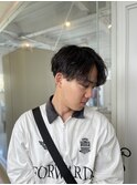 20代30代40代◎スーツ刈り上げ短髪ツイストスパイラルパーマ