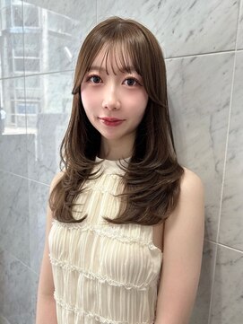 ロンド ロビン 栄(Lond robin) 【Lond robin】木屋元一　前髪/顔まわり/韓国/レイヤー/透明感