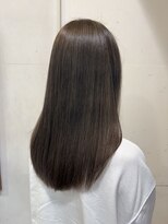 オーガニックマインド 坂戸 鶴ヶ島(organic+mind)&nbsp;トレンド韓国風◎ブリーチなしラベンダーグレージュ×くびれヘア