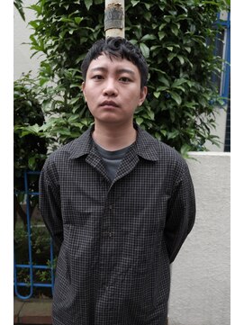 テテコケット(tete coquette) メンズショートバング × ニュアンスパーマ ×ピンパーマ