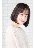 マチルダボブ　ベージュカラー　大人ボブ