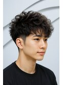 好印象アップ 柔らか質感の大人爽やかマッシュ