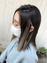 グランアージュルポ 北千住(grandage repos)&nbsp;ミルクティーベージュのインナーカラー(grandage repos北千住)