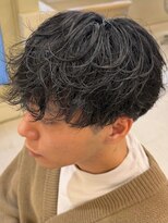 ニコ トウキョウ ヨコハマ(nico) シャドウパーマメンズメッシュメンズパーマ波巻きパーマ韓国ヘア