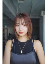 キユ(qiyu)&nbsp;切りっぱなしヘルシー大人外ハネミディアム[広島/八丁堀]