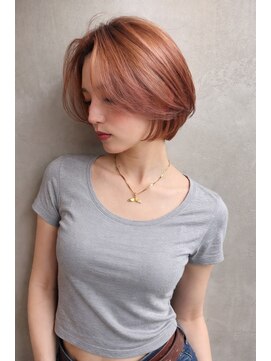 アリュールヘアー ヴィヴィ(ALLURE hair vivi) 【ALLURE】大人ボブ_ハイトーンカラー_レイヤーボブS
