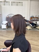 シード(SEED) 長崎 レイヤーカット ラベンダーブラウン