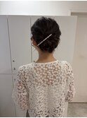 ブリーチなしカラー/ヘアアレンジ/ヘアセット/福岡/10代20代30代