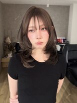 エトワ 中央店(etoi)&nbsp;大分ミディアムボブレイヤー軽め韓国レイヤーくびれスタイル