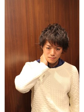 ヒロギンザ 浜松町店(HIRO GINZA) ツーブロックビジネスショートレイヤーかき上げコンマヘア