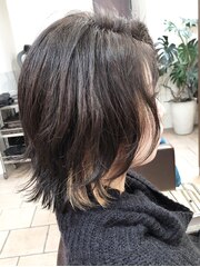 髪質改善/イヤリングカラー/インナーカラー/ハイライト/綱島