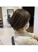 伸ばしかけショートヘア
