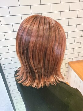 オーブ ヘアー リリー 博多2号店(AUBE HAIR lily) ナチュラル切りっぱなしボブ