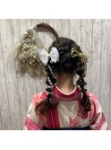 ☆モテヘア☆編み込みツインテール