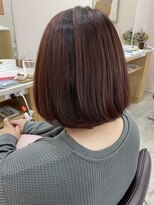 キュオンシア(CUEON. ciea)&nbsp;ミディアム×レッドブラウン