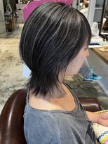 ナルヘアー 越谷(Nalu hair)&nbsp;白髪ぼかしハイライト/グレージュカラー