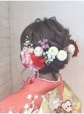【石森】着物ヘアアレンジ