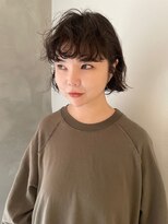 ガリカ 博多(Gallica)&nbsp;【石河安奈】大人お洒落ボブパーマ/耳掛けボブ/ワイドバング