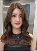 3627髪質改善オルチャンヘアセシルカットグレージュワンホンヘア