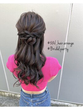 トゥエンティ ファイブ(TWENTY FIVE) 王道ハーフアップアレンジ/名定