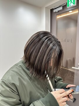 ユウル 横浜(juhl.) ハイライトカラー/ケアブリーチ/アースカラー/グレージュカラー