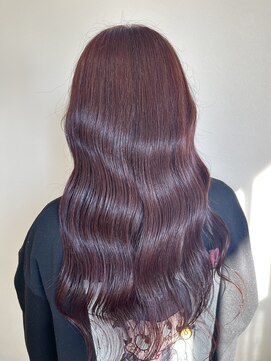 ヘアステーションフラット(HAIR STATION FLAT) 艶ピンクブラウン