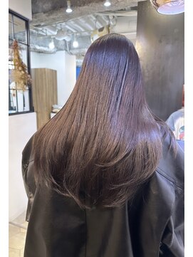 アリスバイアフロート 自由が丘(ALICe by AFLOAT) ブリーチなし／ダブルカラー／ラベンダーグレージュ／自由が丘