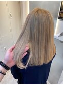 髪質改善＊ロングレイヤーグレーベージュ＊美髪【Zina船橋】