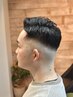 【 men's】スキンフェードカット＋マイクロバブル頭皮洗浄SH　￥5800