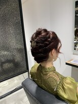 アップスタイルアレンジ