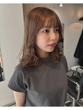 ミリ 北千住(millit) まろやかブラウンカラー/ブリーチあり