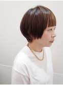 30代40代50代おすすめ　マッシュショート×ローライト