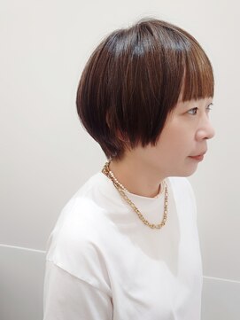 ラトリエコンタン(L´atelier Content) 30代40代50代おすすめ　マッシュショート×ローライト