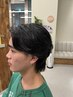 【頭皮から整える】デザインカット+炭酸スキャルプスパ（15分）　￥6,500