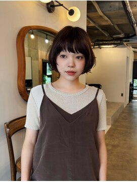 ヒュージ 三軒茶屋(huge) ショートボブ/レイヤーボブ/顔周りカット/20代30代