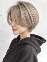 ルノン フィージュ(LUNON fieju)&nbsp;黒髪クラゲヘアーオリーブグレー小顔ココアベージュ