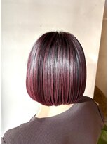 ラズベリーパイ(raspberry pie) バレイヤージュ ショートボブ