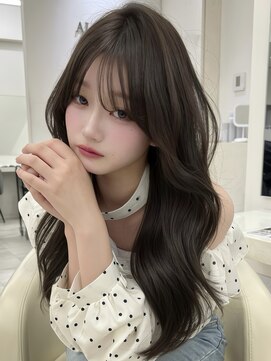 アイトーキョーエス 渋谷(AI TOKYO S) オリーブブラウンブリーチなしダブルカラー透明感カラーレイヤー