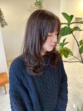 サイクル(CYCLE) 伊勢崎/着物ヘア／大人ガーリー/ダークアッシュ/似合わせカット