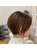 丸みショート