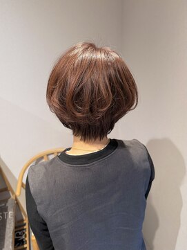 シスイ(sisui) ショートボブレイヤー/ピンクブラウン