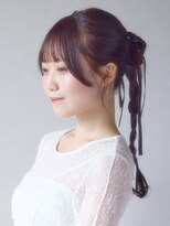 アース 鶴見店(HAIR&MAKE EARTH) カチモリローブ編みアレンジ