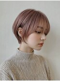くびれショートヘア　丸みショートヘア