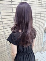ステラ ヘア デザイン サロン(STELLA hair design salon)&nbsp;巻き髪ロング　ラベンダーベージュ　【杉若】