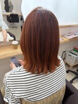 アミュー(Amyu) ブリーチなしでできるオレンジカラー!