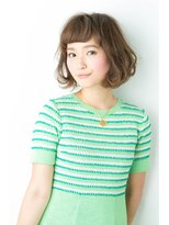 クロード モネ 池袋店(Claude MONET) 池袋の大人可愛い★愛されシフォンウェーブ モカブラウン