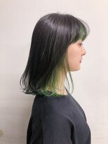 アライブ ハラジュク(ALIVE harajuku)&nbsp;【ALIVE ryota】インナー×ライトグリーン ハイライト