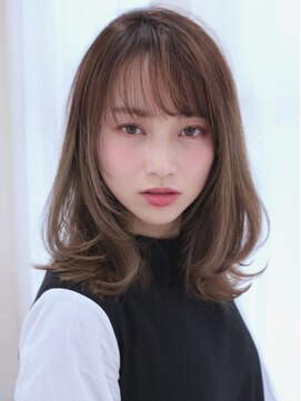 アグ ヘアー パルフェ 奈良駅前店(Agu hair parfait) 《Agu hair》抜け感がマストヌーディーミディ