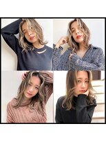 トルネード(TORNADO)&nbsp;外国人風フェイスフレーミング グレージュ ヨシンモリ 韓国風